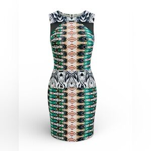 Nicole Miller Multicolor Patterned Women's Dress 10